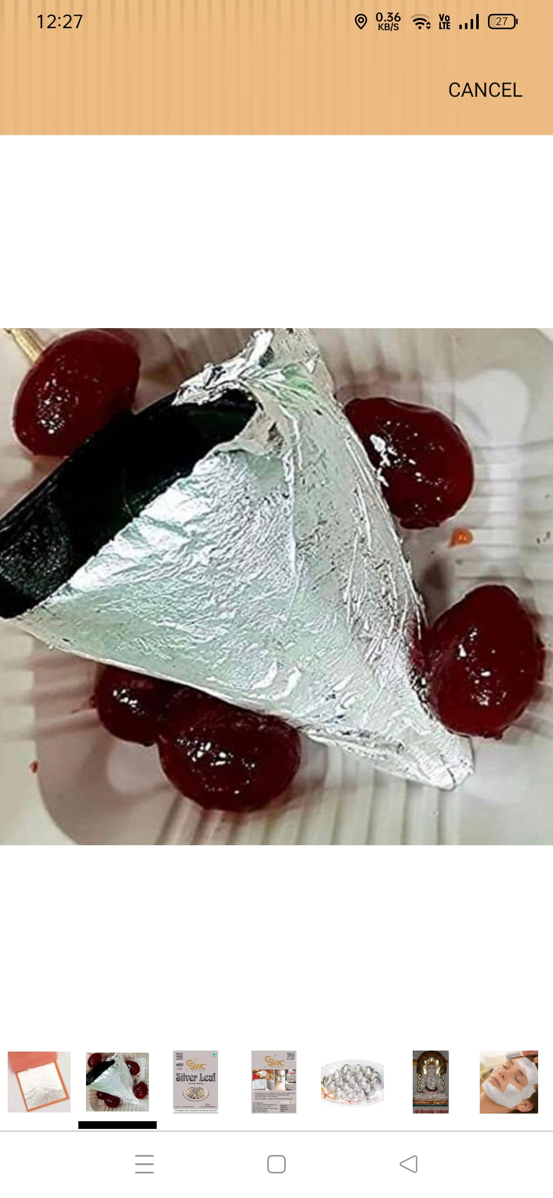 चांदी वर्क 1पीस (Chandi Work 1Pc) R145008