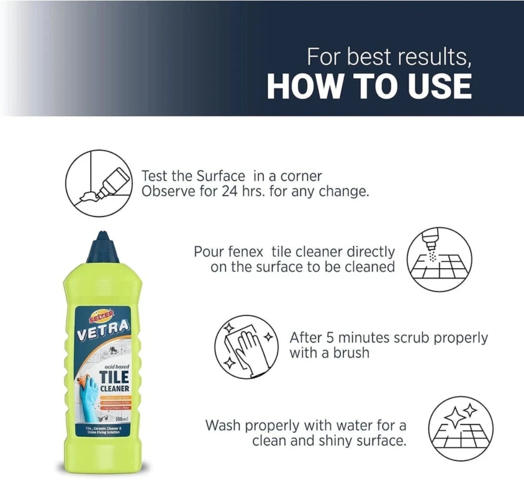 सेल्जर टाइल्स क्लीनर 250ml ( Selzer Tiles Cleaner 250Ml Pack Of 2)D145013